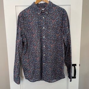 Goodfellow & Co. Floral Button Down Northrup Shirt - XL